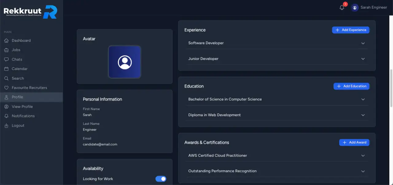 Privacy Control Dashboard